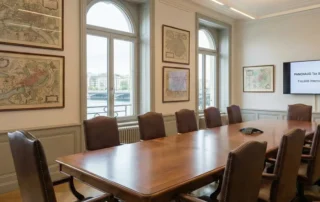 Meeting room of a law firm in Geneva